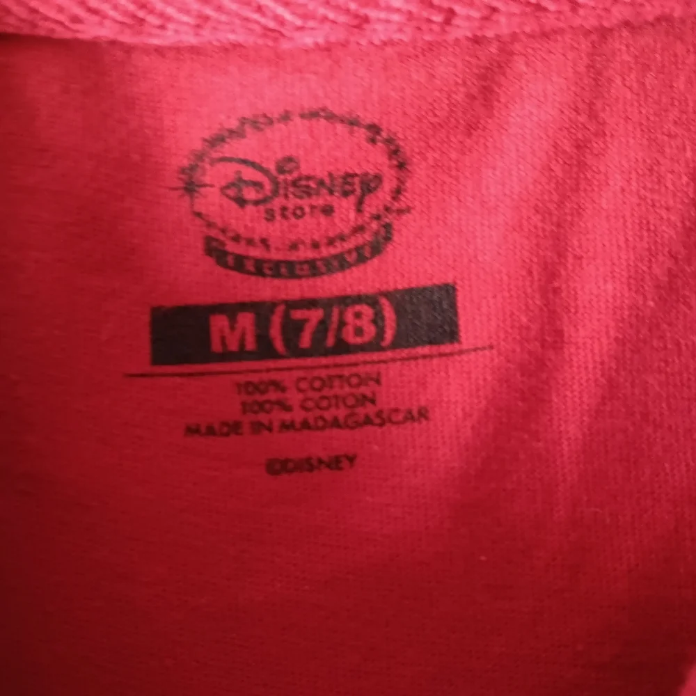Disney Red Polo Shirt with Black Mickey Graphic